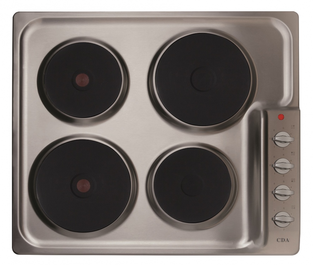 CDA Four Plate Electric Hob HE6051SS